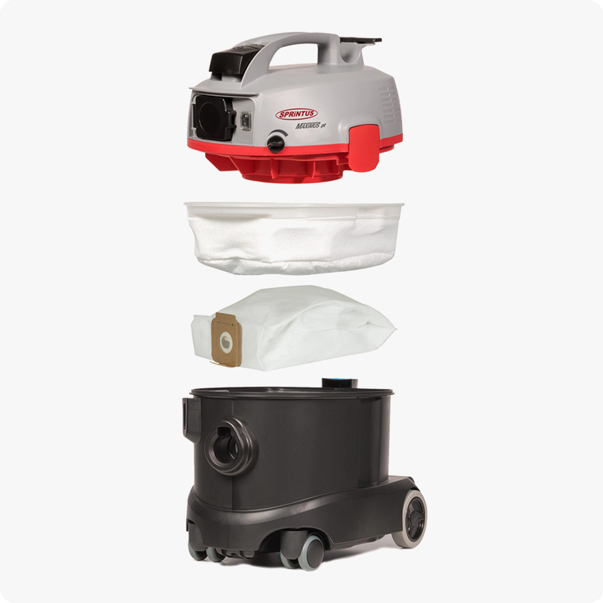 Maximus PT Trockensauger | 13 L | 700 W | mit Steckdose & Einschaltautomatik für Elektrowerkzeuge Maximus PT Trockensauger | 13 L | 700 W | mit Steckdose & Einschaltautomatik für Elektrowerkzeuge