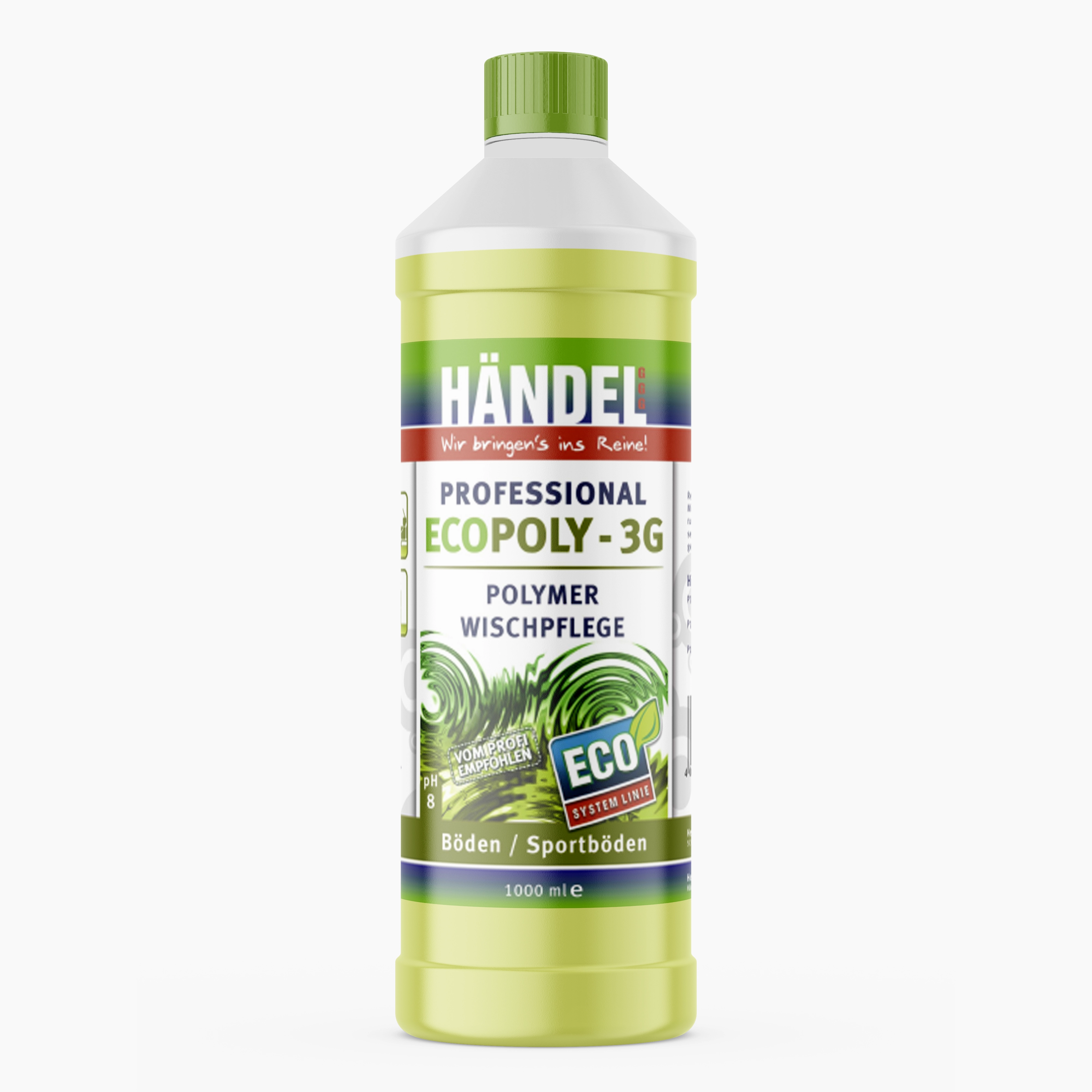 EcoPoly 3G - Polymer Wischpflege | 1L | Ausgezeichnete Reinigungs- und Pflegewirkung